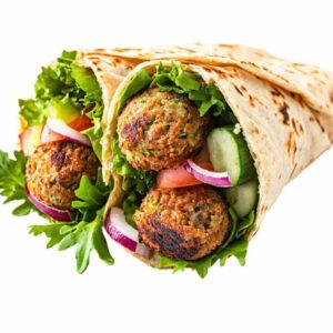 100 Falafel im Brot